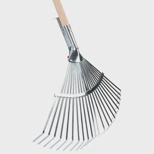 Central Park Bladhark Verstelbaar Met Steel - Verzinkt Staal - Werkbreedte 36cm - Steel 150cm