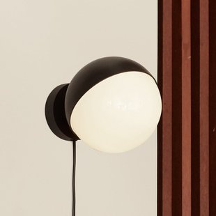 VL Studio Wandlamp Ø150 Black Louis Poulsen - Gang / Hal - Designer - Metaal - Rond