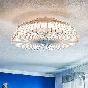 LED plafondventilator Himalaya, app, afstandsbediening, wit Mantra Iluminación - Woonkamer - Modern - Metaal