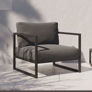 Kave Home Outdoor Fauteuil 'Comova' kleur Donkergrijs