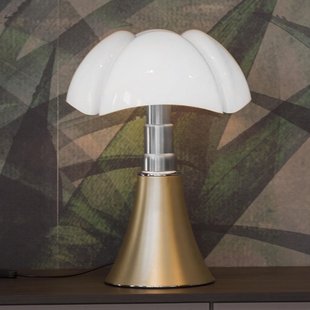 Pipistrello Med, dimmer, messing Martinelli Luce - Woonkamer - Designer - Metaal - Met lampenkap