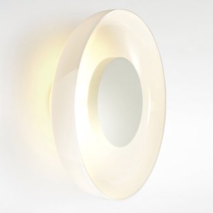 Aura LED wandlamp, Ø 25 cm, opaal Aura Plus MARSET - Woonkamer - Designer - Glas - Rond