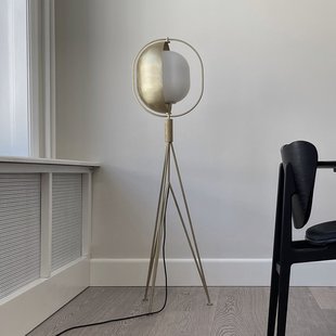 Pearl vloerlamp, messing, hoogte 140 cm, aluminium 101 COPENHAGEN - Woonkamer - Designer - 1 lamp