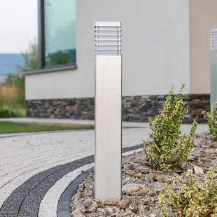 Halmstad LED tuinpadverlichting, 85 cm, aluminium, 8,5 W, grondanker Norlys
