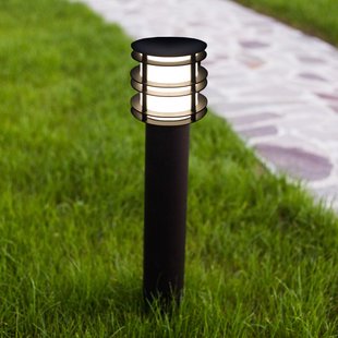 Stockholm LED tuinpadverlichting, 85 cm, zwart, grondanker Norlys - Aluminium