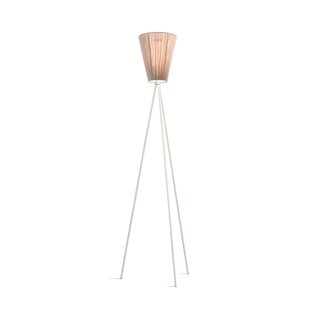 Oslo Wood VloerLamp Wit/Beige Northern - Woonkamer - Metaal