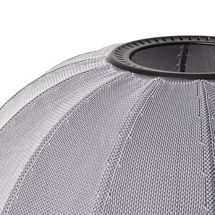 Knit-Wit 75 ronde hanglamp zilver Made By Hand - Aluminium
