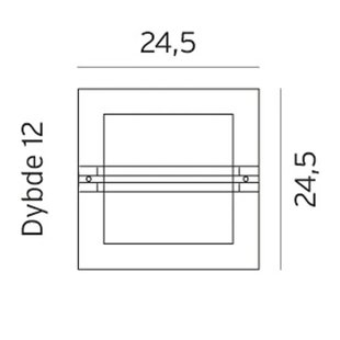 Bern Buiten Wandlamp Matot Verzinkt Norlys - Aluminium