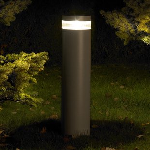 Stavanger LED tuinpadverlichting hoog m/grondanker grafiet Norlys - Aluminium