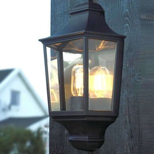 Glasgow Buiten Wandlamp Zwart Norlys - Aluminium