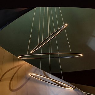 Ellisse Triple hanglamp 2.700K zwart Nemo Lighting - Woonkamer - Modern - Metaal - Meerdere lampen