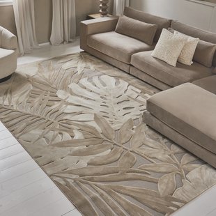 Rivièra Maison Vloerkleed 'Palmera' 240 x 330cm, kleur Crème