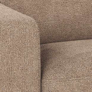 Duncan modulaire chaise longue taupe - rechts - 129 cm