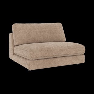 Duncan modulair bankelement taupe - 112 cm