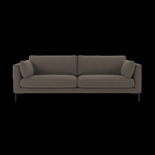 Corwin gestoffeerde 3 zitsbank grijs - 238 cm