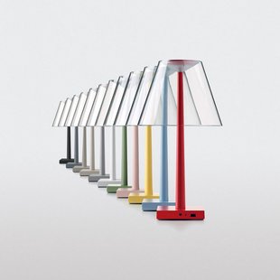 Dina+ Portable Tafellamp Red Rotaliana - Woonkamer - Designer - Metaal - Met lampenkap
