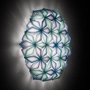 La Vie L plafondlamp, breedte 71 cm, blauw Slamp - Woonkamer - Designer - Kunststof - Rond
