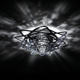 Aurora plafondlamp mini, zwart Slamp - Woonkamer - Designer - Kunststof