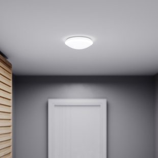RS 16 L plafondlamp met sensor, wit, IP44 STEINEL - Gang / Hal - Modern - Kunststof - Rond