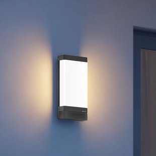 L 271 DIGI SC slimme LED buiten wandlamp met sensor, IP44 STEINEL - Modern - Metaal - Hoekig