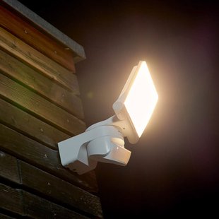 XLED Home 2 S sensor-buitenspot, wit, IP44 STEINEL - Modern - Kunststof - Hoekig