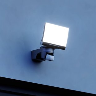XLED Home 2 S sensor-buitenspot zwart IP44 STEINEL - Modern - Kunststof - Hoekig