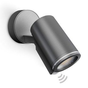 One SC Smart Sensor-buitenspot antraciet IP44 Spot One SC STEINEL - Modern - Metaal - 1 lamp