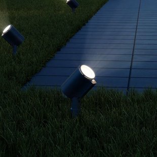 SPOT GARDEN grondbuitenspot, antraciet, IP44 STEINEL - Modern - Metaal - 1 lamp