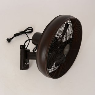 Breeze wandventilator, zwart, Ø 41 cm, stil Beacon Lighting - Woonkamer - Kunststof