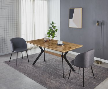 Artistiq Eettafel 'Jaye' Eikenlook, 160 x 90cm