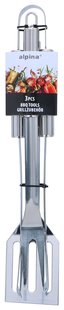 Alpina BBQ Toolset 3-delig RVS