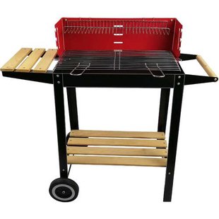Alpina Houtskool BBQ op wielen