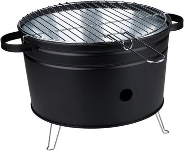 Alpina Houtskool tafel BBQ - 35 cm