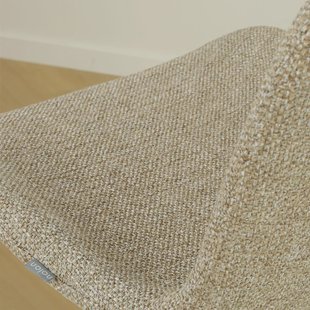 Nino-Fé barkruk taupe melange - beige onderstel - 65 cm