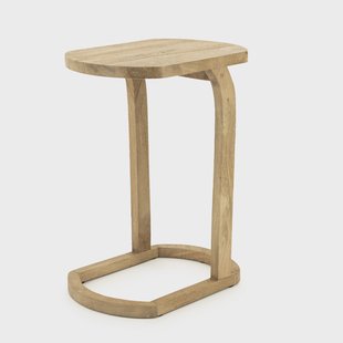 By-Boo Laptoptafel 'Enzo' Mangohout, 40 x 30cm, kleur Naturel