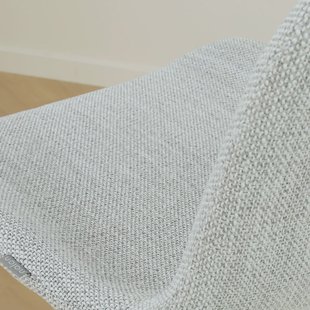 Noa-Fé eetkamerstoel grijs melange - beige onderstel