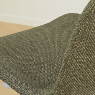 Noa-Fé eetkamerstoel forestgroen - beige onderstel
