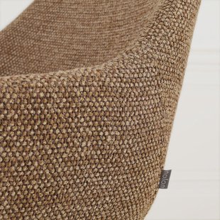 Nio-Mae eetkamerstoel bruin blend - walnoot houten onderstel