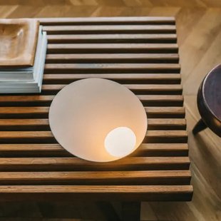 Musa 7402 LED tafellamp liggend, wit Vibia - Woonkamer - Modern - Metaal