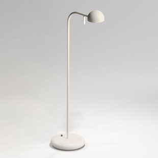 Pin 1650 LED tafellamp, lengte 23 cm, crème Vibia - Werkkamer / Kantoor - Modern - Metaal - 1 lamp
