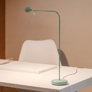 Pin 1655 LED tafellamp, lengte 40 cm, groen Vibia - Werkkamer / Kantoor - Modern - Metaal - 1 lamp