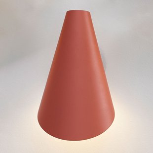 I.Cono 0720 wandlamp, roodbruin, hoogte 28 cm Vibia - Slaapkamer - Modern - Kunststof - 1 lamp
