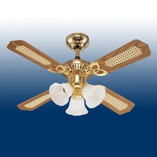 Ventilator Princess Trio hout, stil, Ø 105 cm Westinghouse - Woonkamer