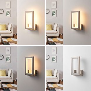 Heriba LEDWandlamp Matt Nickel Lucande - Woonkamer - Modern - Metaal - Hoekig