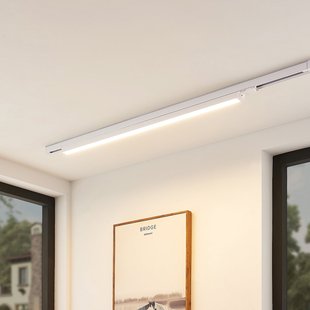 Harlow LED-railverlichting, wit, 109 cm, 3.000 K Arcchio - Werkkamer / Kantoor - Modern - Aluminium - 1 lamp