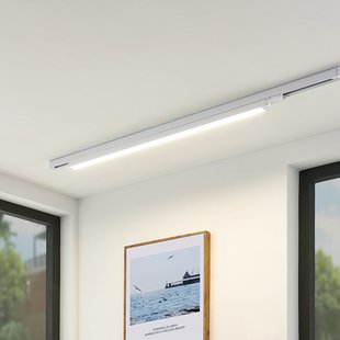 Harlow LED-railverlichting, wit, 109 cm - Arcchio - Werkkamer / Kantoor - Modern - Aluminium - 1 lamp