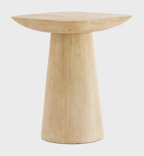 Light & Living Bijzettafel 'Dego' Mangohout, 45 x 45cm, kleur Naturel