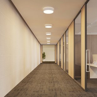 Vanida LED plafondlamp, wit, metaal, up/down Arcchio - Keuken - Modern - Aluminium - Rond