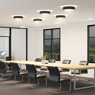 Vanida LED plafondlamp, zwart, Ø 40 cm, up/down Arcchio - Keuken - Modern - Aluminium - Rond