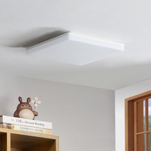 Artin LED plafondlamp, sensor, hoekig, 28 cm PRIOS - Badkamer - Modern - Kunststof